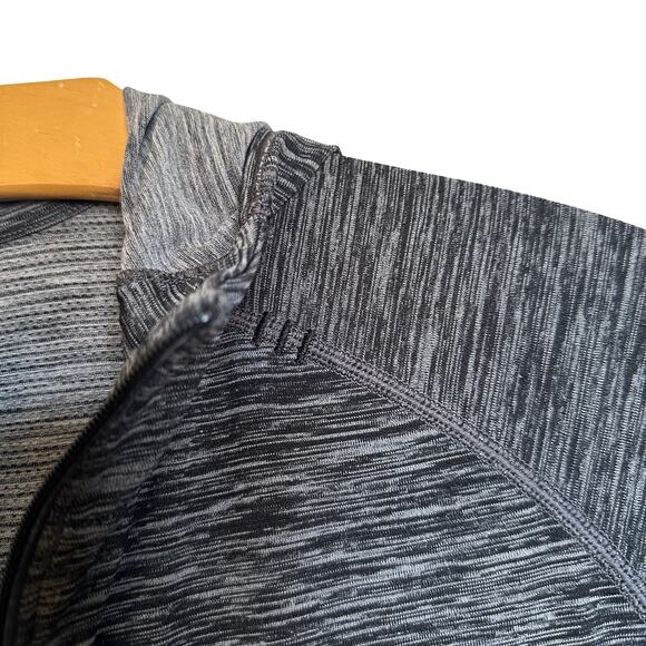 Lululemon Metal Vent Tech Performance 1/4 Zip Pullover Hoodie Long Sleeve Gray L - Picture 6 of 10